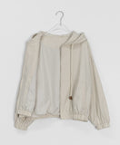 Hopper String Crop Hood Jumper