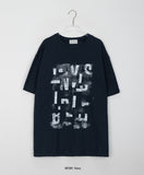 [unisex] Yokota Printing Over Short Sleeve Tee