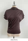 Dayzel Half Drape Cool Span T-Blouse