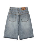 Benen Washed Bermuda Denim Pants