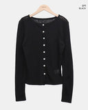 Andor Slim See-through Knit Cardigan