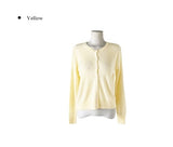 Theco Round Button Knit Cardigan