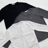 Root Diagonal Button Muscle Fit Cardigan