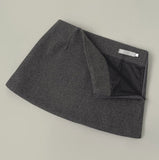Wool A-line Skirt