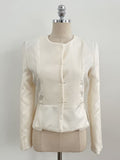 Kime Tweed Peplum Jacket