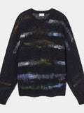 S/S crayon bookle knit