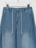 [unisex] Rigel Summer Banding Denim Balloon Pants