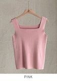 Deart Square Neck Knit Shirt