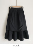 Marzel Pearl Wool Brushed Flare Skirt