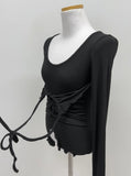 Ravy Shirring Halter Neck T-Shirt