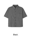 Luper crop check shirt