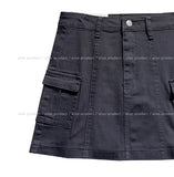 Kenin incision cargo miniskirt