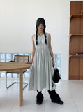 Nate String Layered Sleeveless Long One Piece