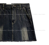 Det Tesle Pleated Denim Skirt