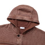 Demon Washing Knit Hood Jacket