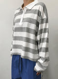 STRIPE CROP KARA T