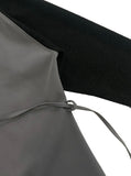 HIGHNECK LINE KNIT ZIP-UP