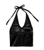 Marsh Fur Halter Neck Sleeveless