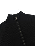SPRING OVER KNIT ZIP-UP