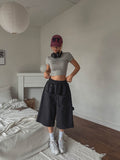 Dido Keyring Reverse Carpenter Bermuda Pants