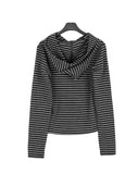 Ruben Striped Print Hoodie