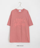 Lemita Lettering Printing Over Short Sleeve Tee