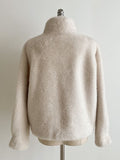 Berel High-Neck Eco Fur Mink Jacket
