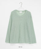 [unisex] Pima Net Basic Over Knit