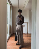 Cordrick V-neck cable knit