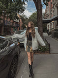 Mono Vintage Denim Mini Skirt
