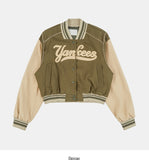 New york embroidery varsity jacket