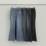 Cooling Hip Padded Low-Rise Stretch Summer Bootcut Denim Pants