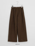 [unisex] Danes Stripe Banding Wide Pants