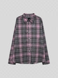 Summer check board cutting shirt