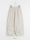 [BAONHAUS] Kenas Cotton Banding Balloon Wide Pants