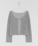 Mimol Summer Color Ribbon Bolero Cardigan
