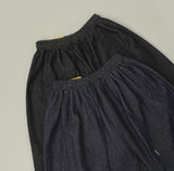 4-season Non-fade Raw Balloon Wide Jogger Banding Pants