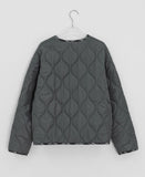 [BAONHAUS] Aland 2oz reversible ribbon quilting padding jumper