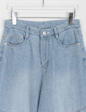 Ryusen Light Blue Cut Wide Denim Pants