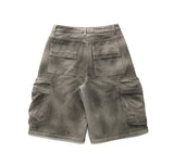 Melanon Dirty Cargo Bermuda Pants