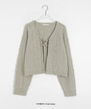 Cocona cable ribbon cardigan