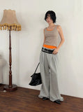RAW-CUTTING RIVET SWEAT PANTS