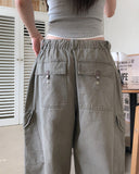 Kinz Dyeing Washing Snap Cargo Pants