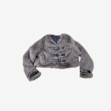 Literhan buckle fur jacket