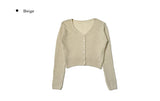 Heri V Ribbed Knit Cardigan
