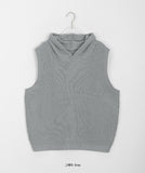 [unisex] Salman Hood Knit Vest