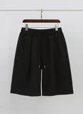Cotton Pintuck Bermuda Training Pants