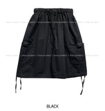 Cotton Snap String Bermuda Pants