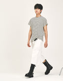 STRIPE CAP SLEEVE KNIT