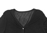 Take See-Through Linen Knit Long Sleeve Cardigan